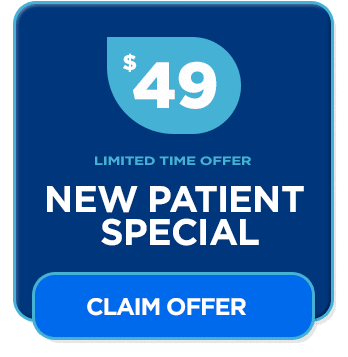 New Patient Special Promotion for $49.