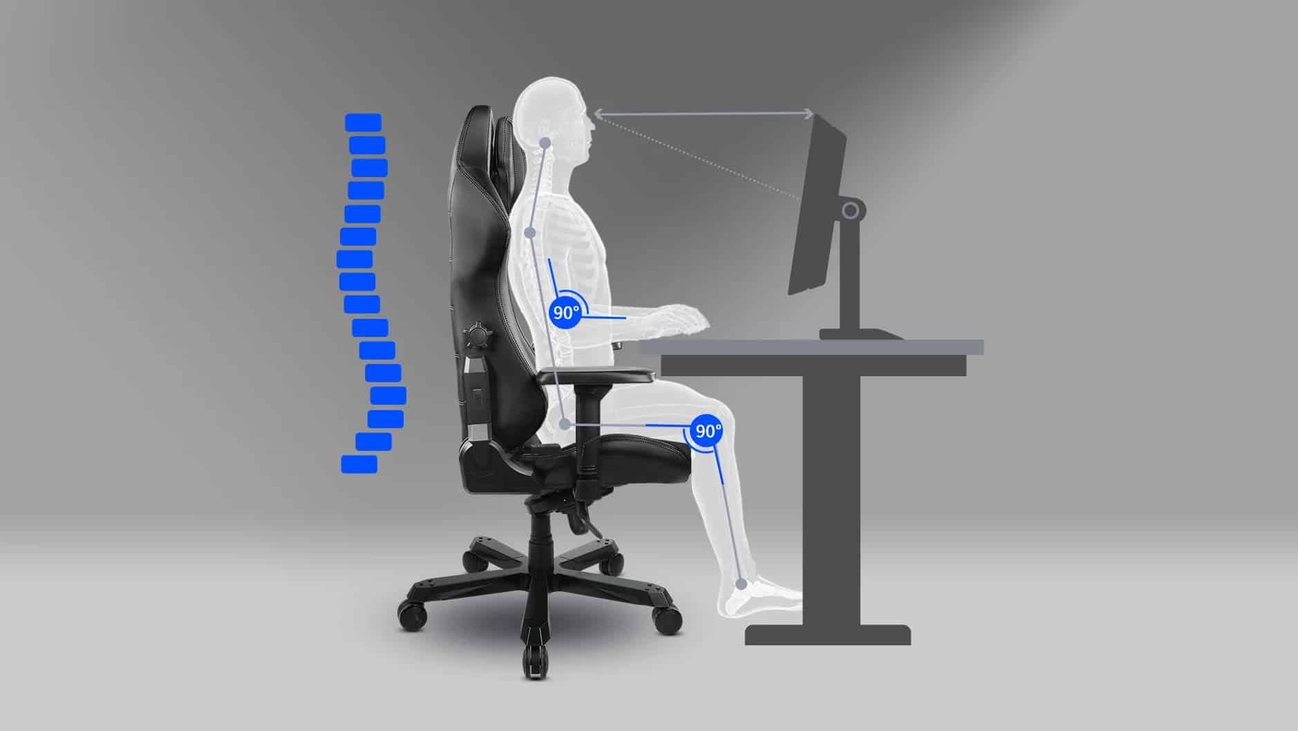 proper gaming posture for egamers