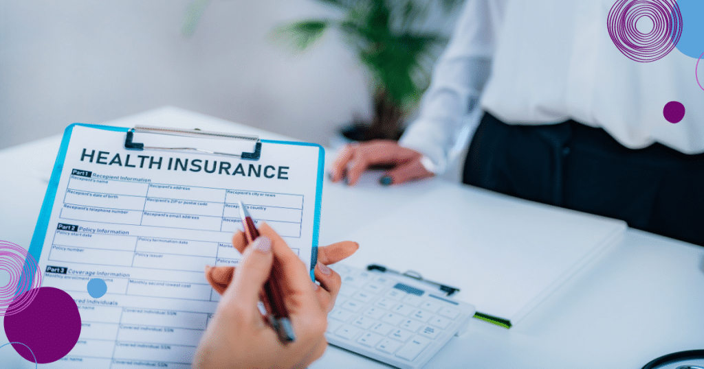 patient checking insurance coverage for chiropractic care