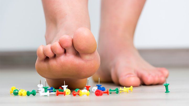 diabetic neuropathy foot on pins and needles