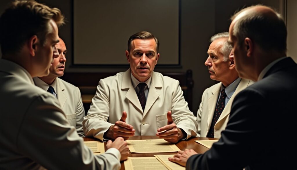 doctor discussing issues with chiropractor